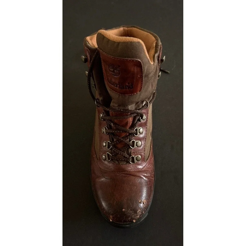 Timberland Men's Brown Leather Boots Size 11M